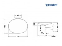 JABONERA A PARED STARCK T DURAVIT